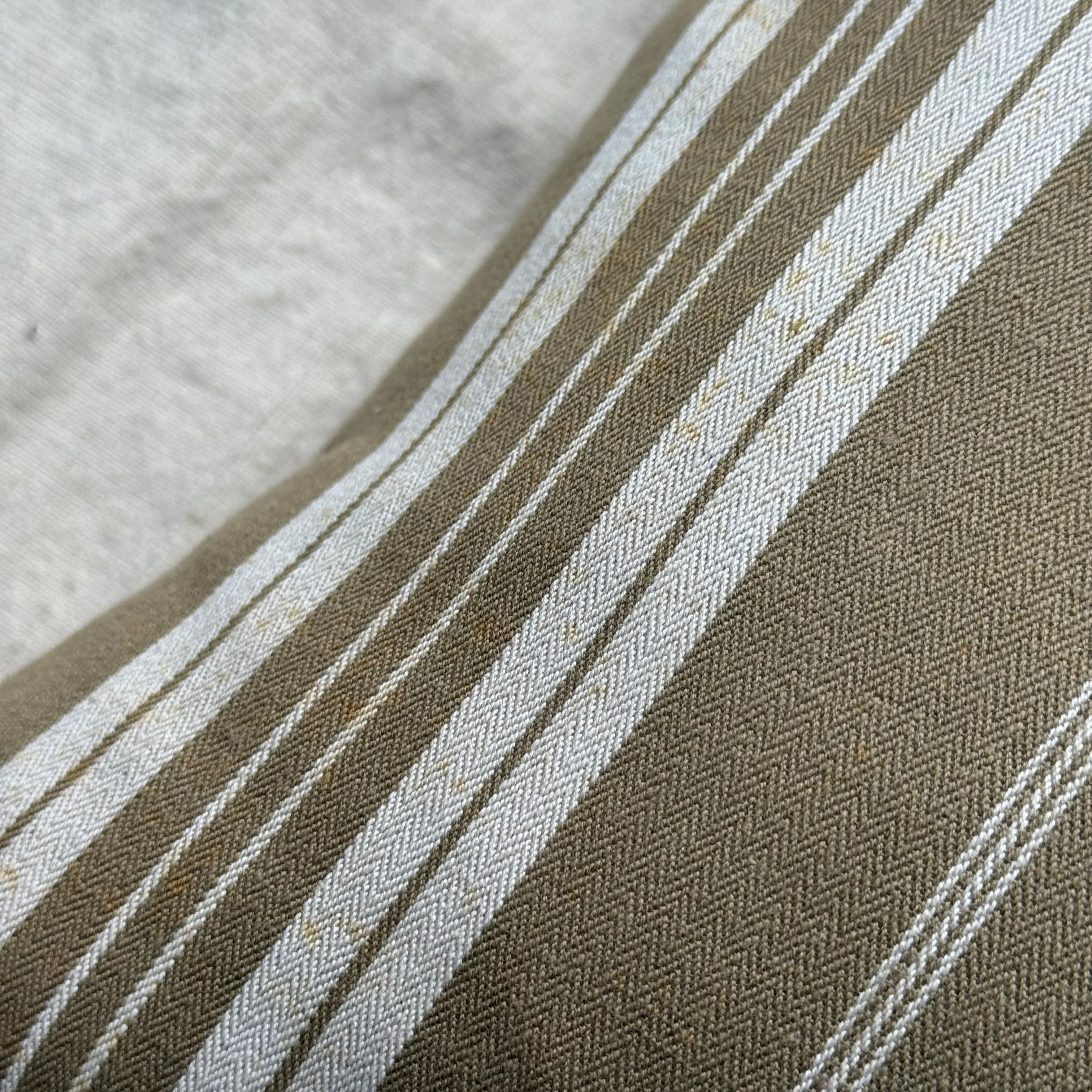 Custom 19th-century French Ticking Pillow (#3-19) - Image 5