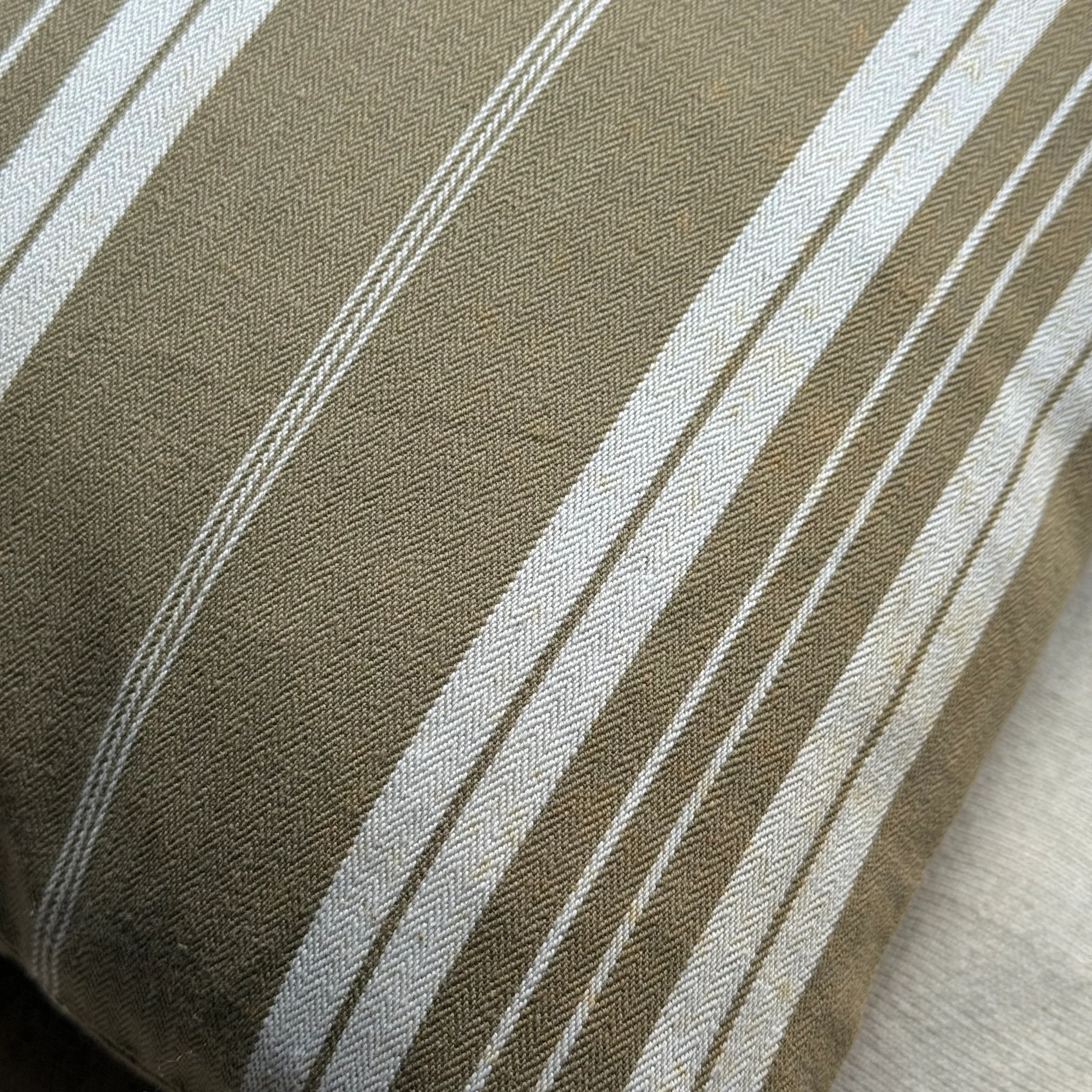 Custom 19th-century French Ticking Pillow (#3-20) - Image 6