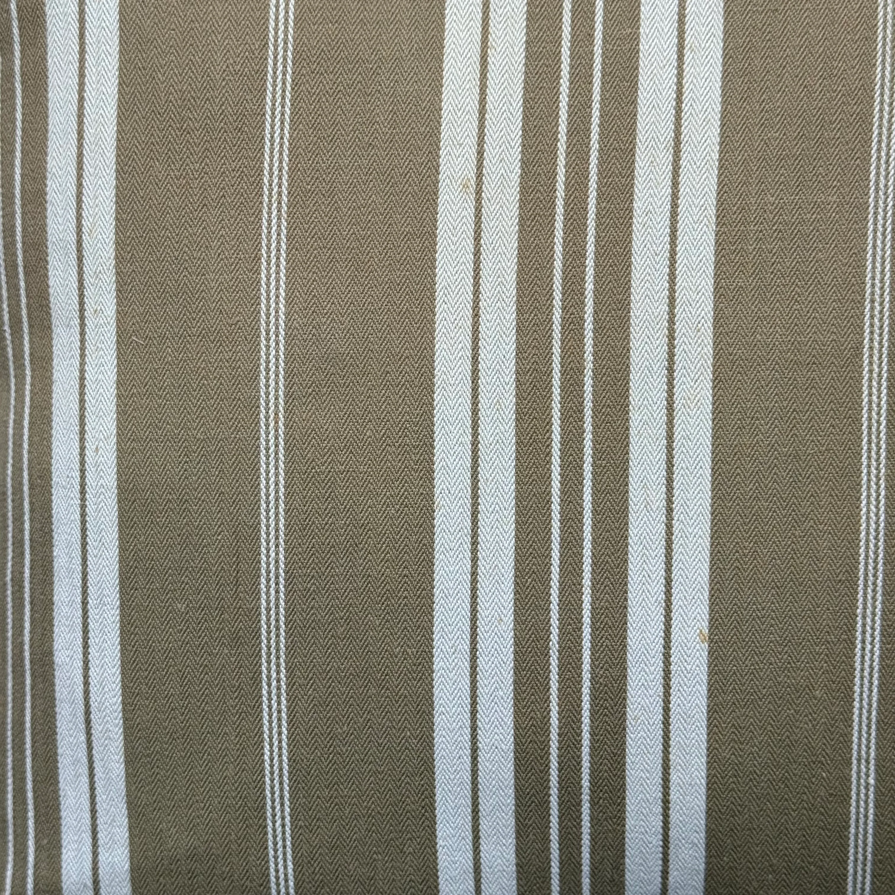 Custom 19th-century French Ticking Pillow (#3-21) - Image 2