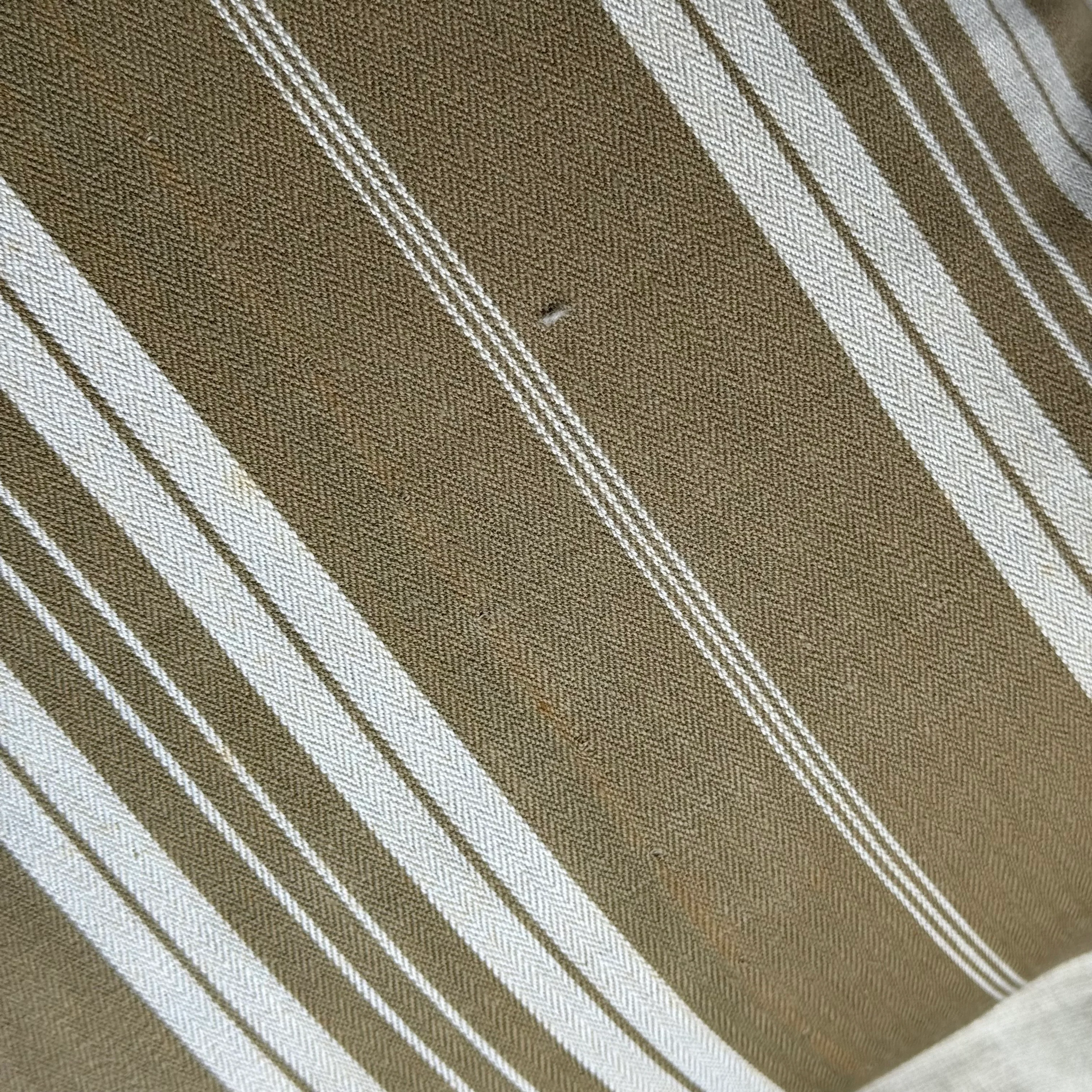 Custom 19th-century French Ticking Pillow (#3-21) - Image 7
