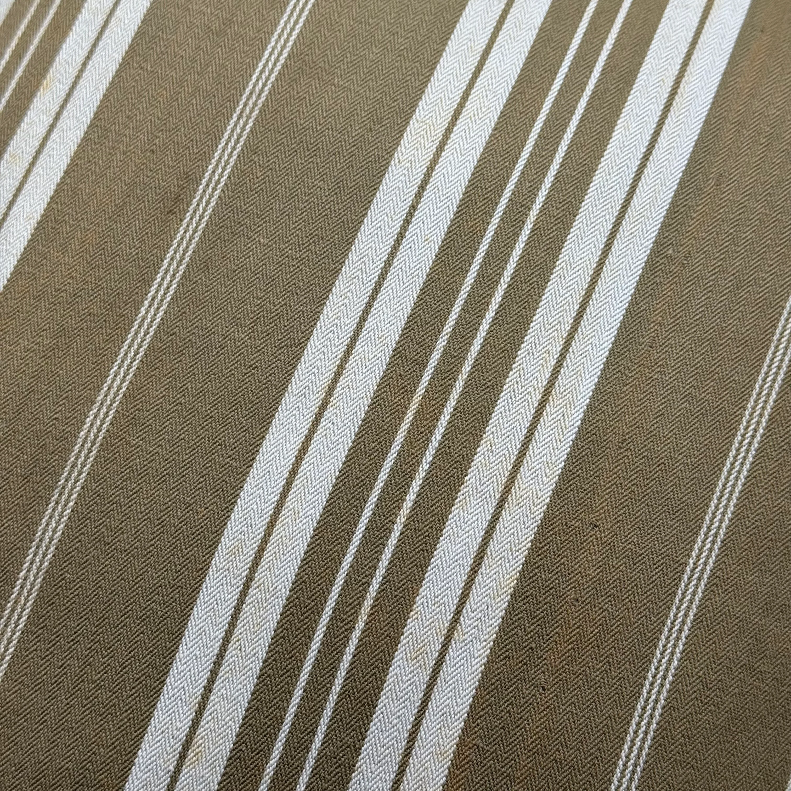 Custom 19th-century French Ticking Pillow (#3-22) - Image 3