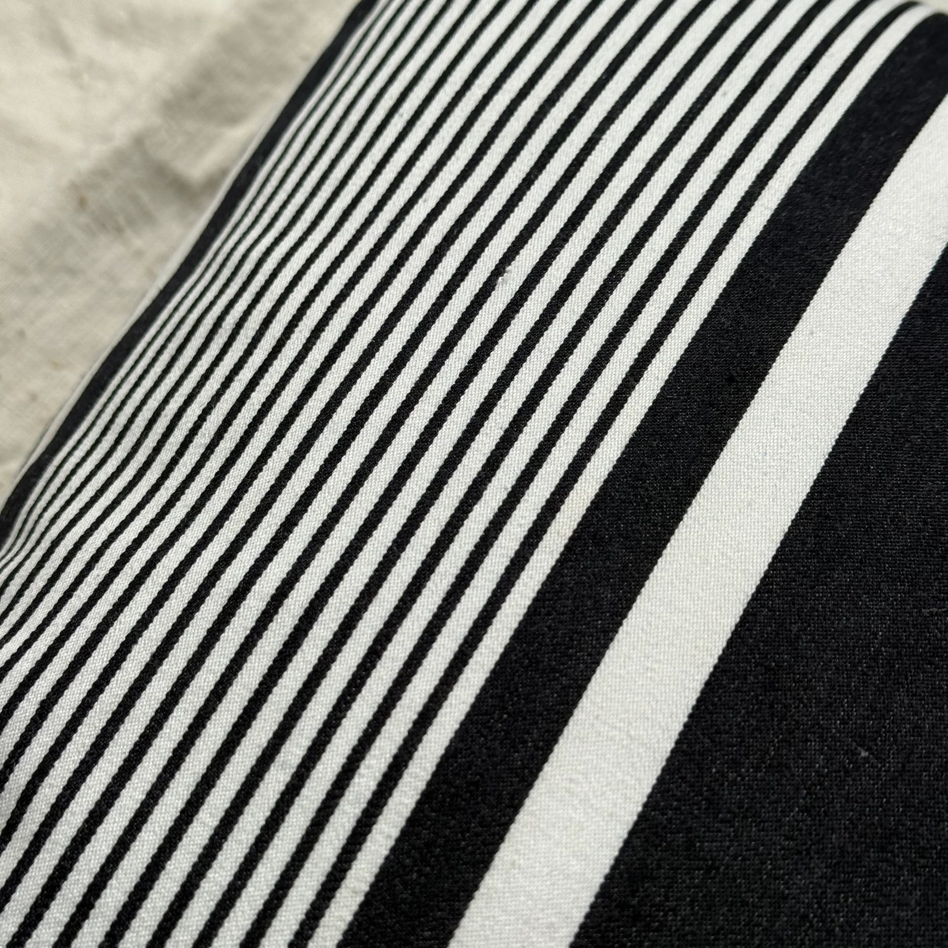 Custom 19th-century French Ticking Pillow (#3-24) - Image 6