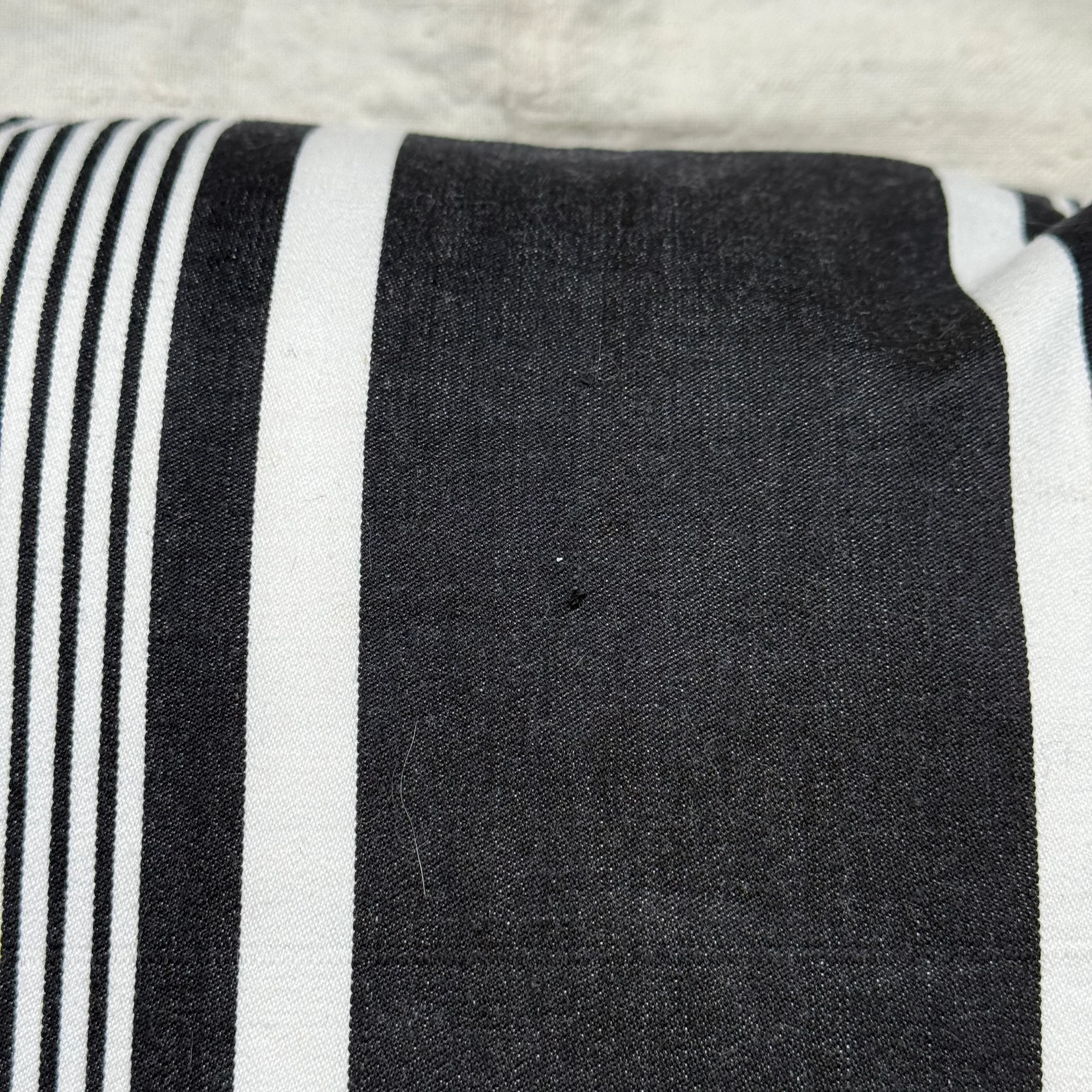 Custom 19th-century French Ticking Pillow (#3-29) - Image 5