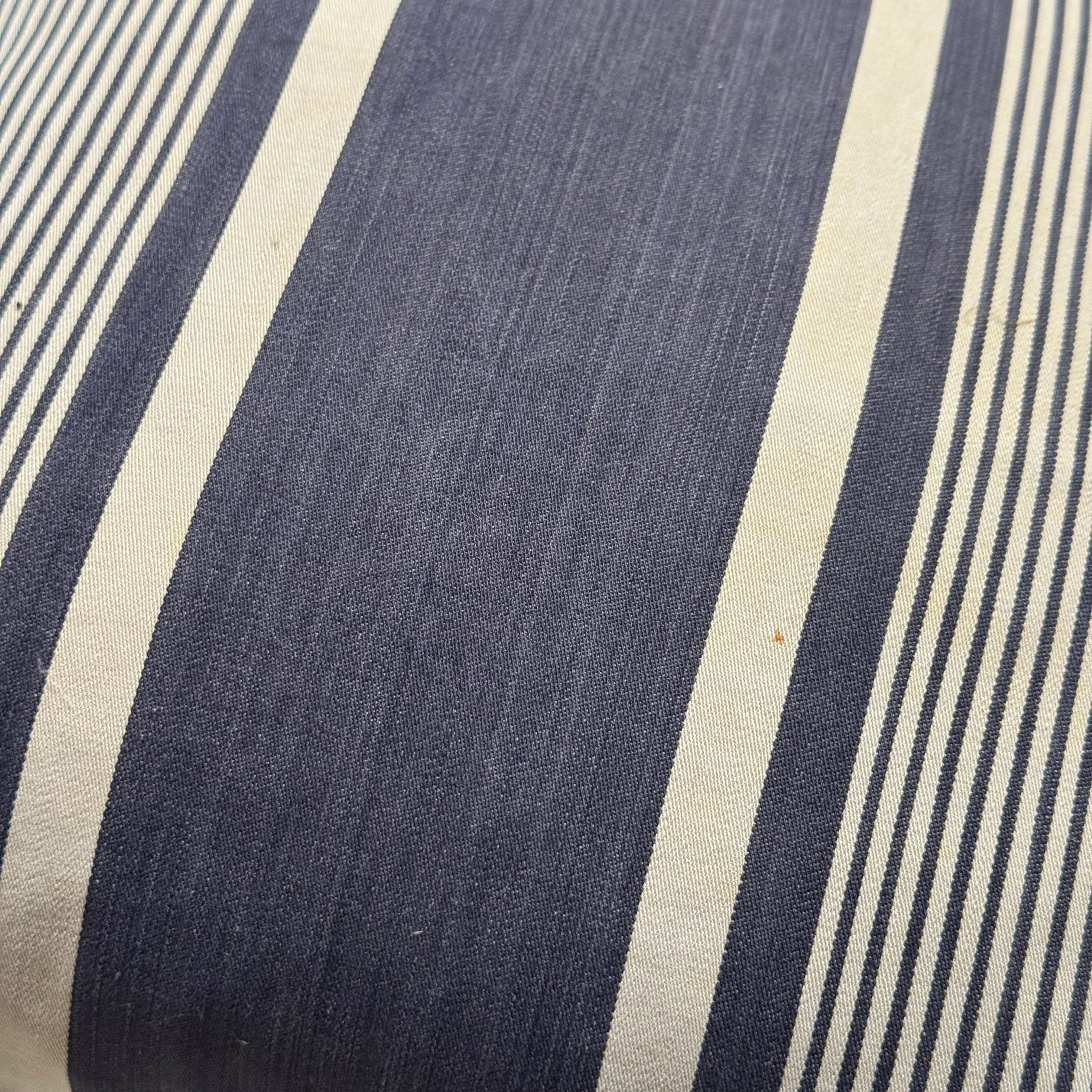 Custom 19th-century French Ticking Pillow (#3-34) - Image 3