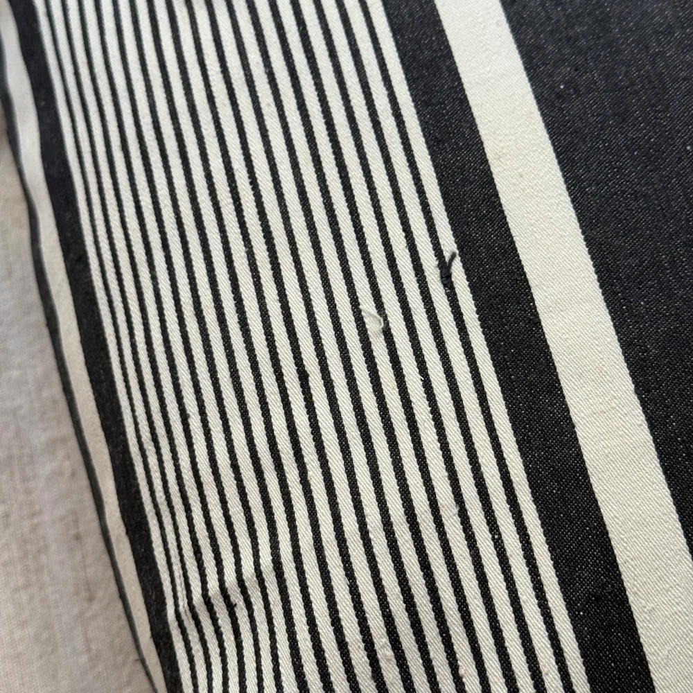 Custom 19th-century French Ticking Pillow (#30) - Image 3