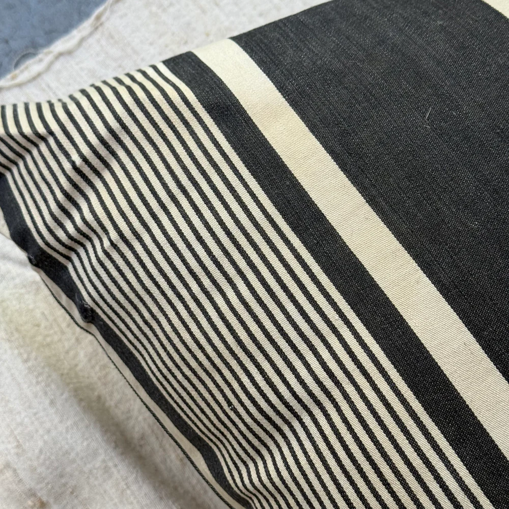 Custom 19th-century French Ticking Pillow (#34) - Image 5