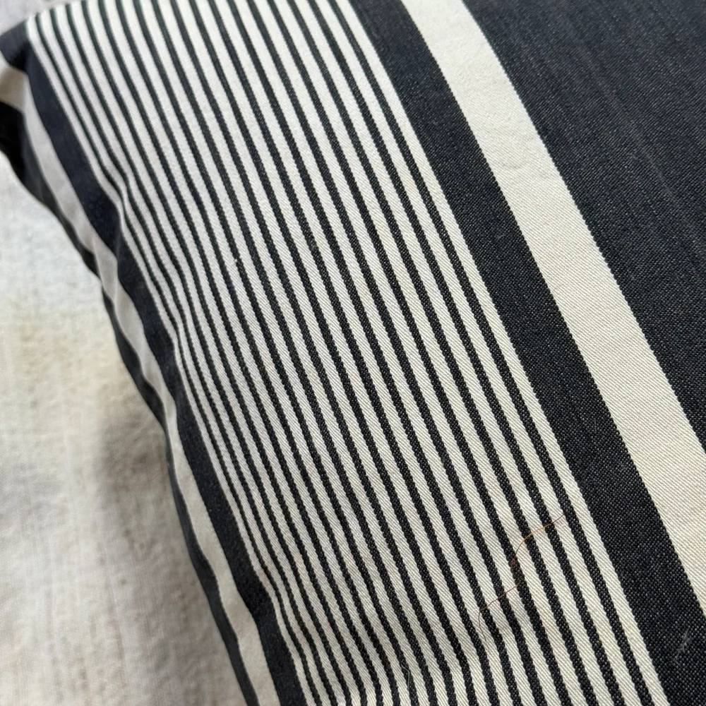 Custom 19th-century French Ticking Pillow (#34) - Image 5