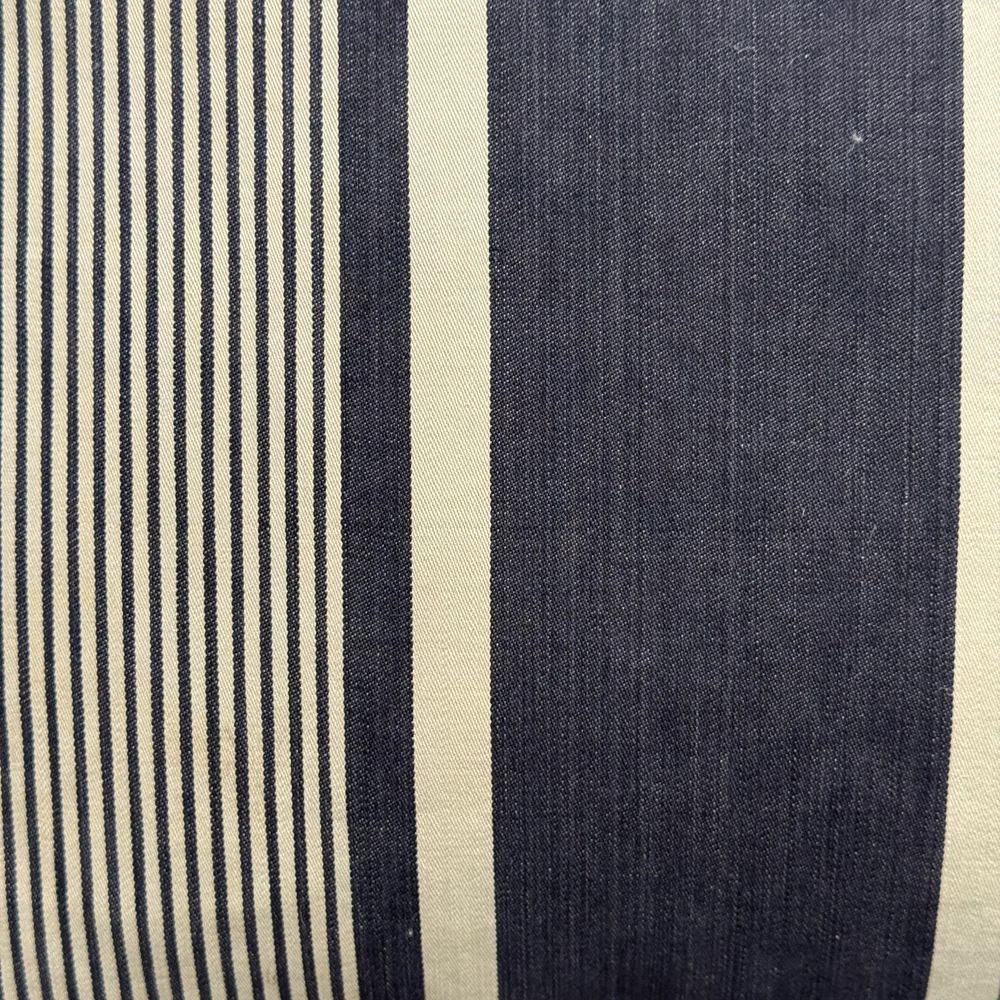 Custom 19th-century French Ticking Pillow (#4-01) - Image 2