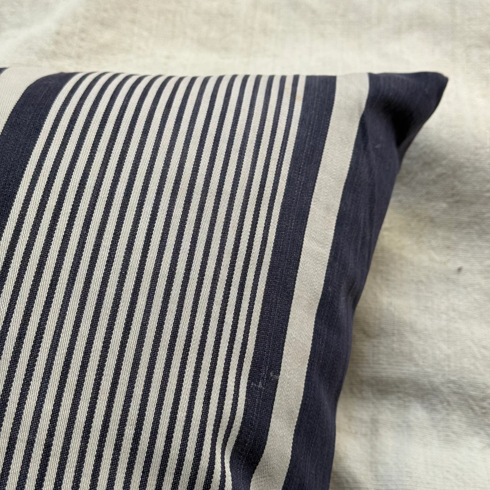 Custom 19th-century French Ticking Pillow (#4-01) - Image 3