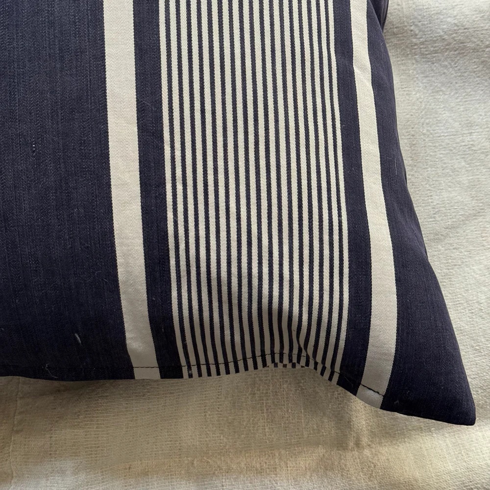 Custom 19th-century French Ticking Pillow (#4-01) - Image 8