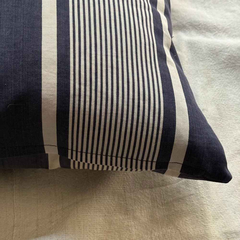 Custom 19th-century French Ticking Pillow (#4-02) - Image 3