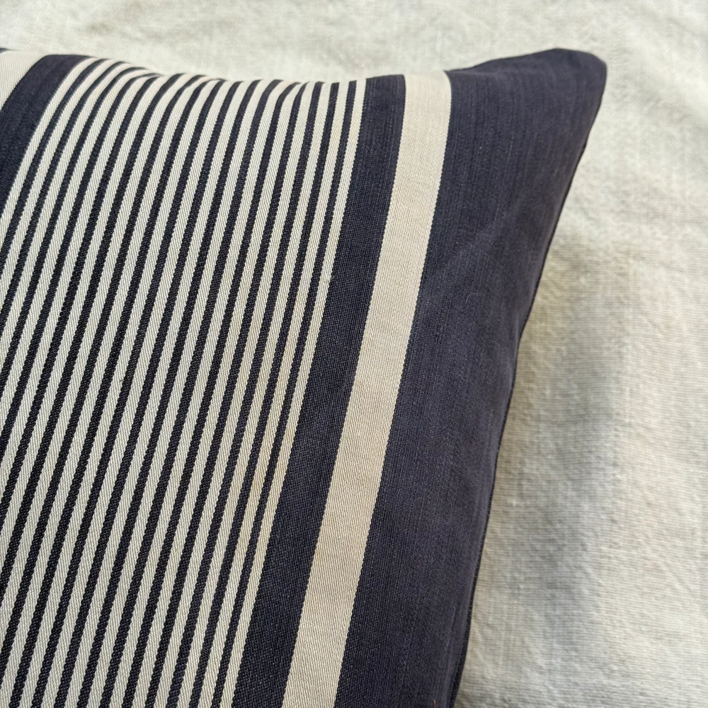 Custom 19th-century French Ticking Pillow (#4-04) - Image 3