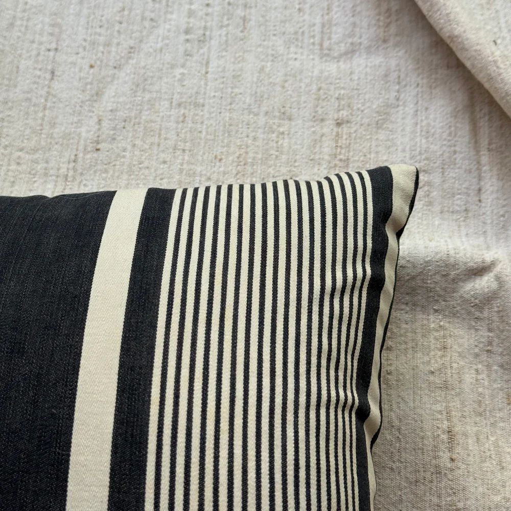 Custom 19th-century French Ticking Pillow (#42) - Image 6