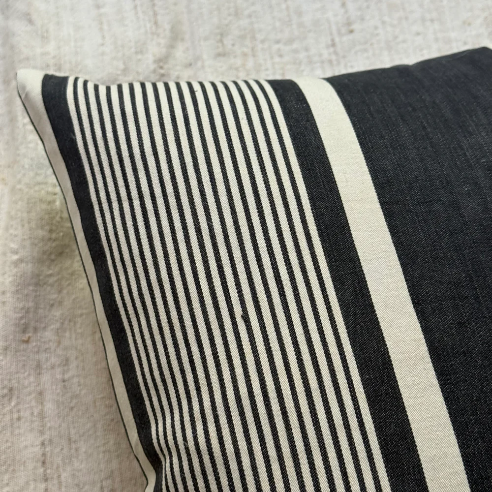 Custom 19th-century French Ticking Pillow (#42) - Image 7