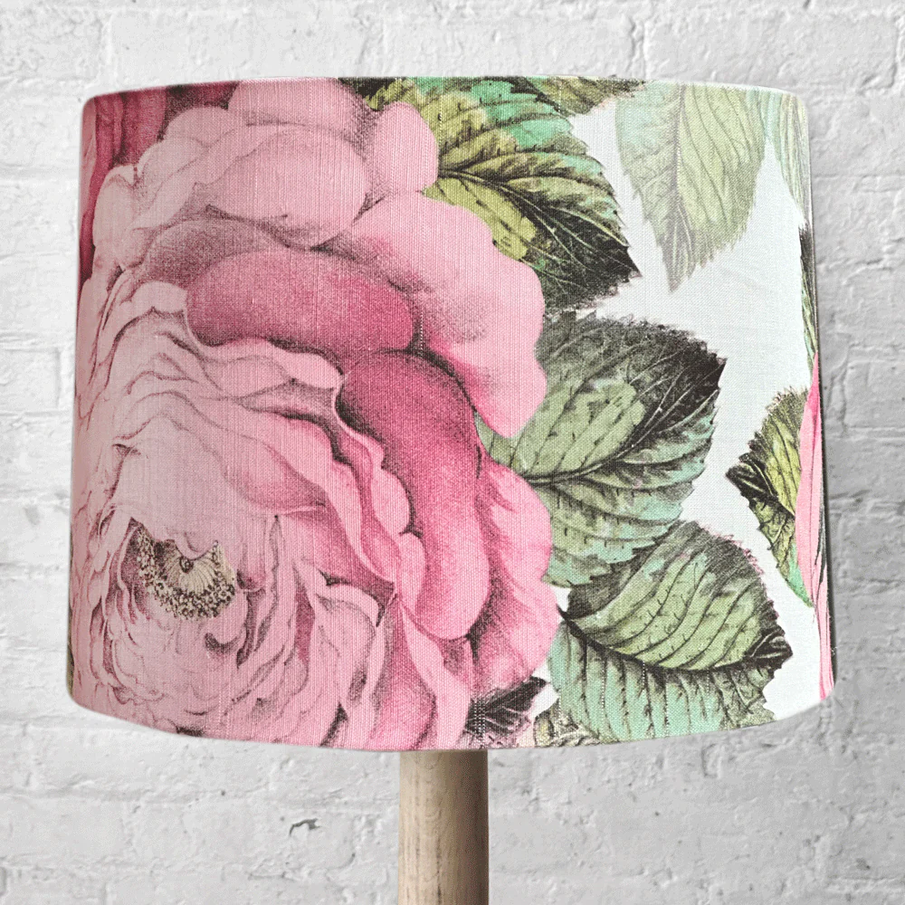 Custom John Derian for Designers Guild "The Rose Tuberose" Lampshade