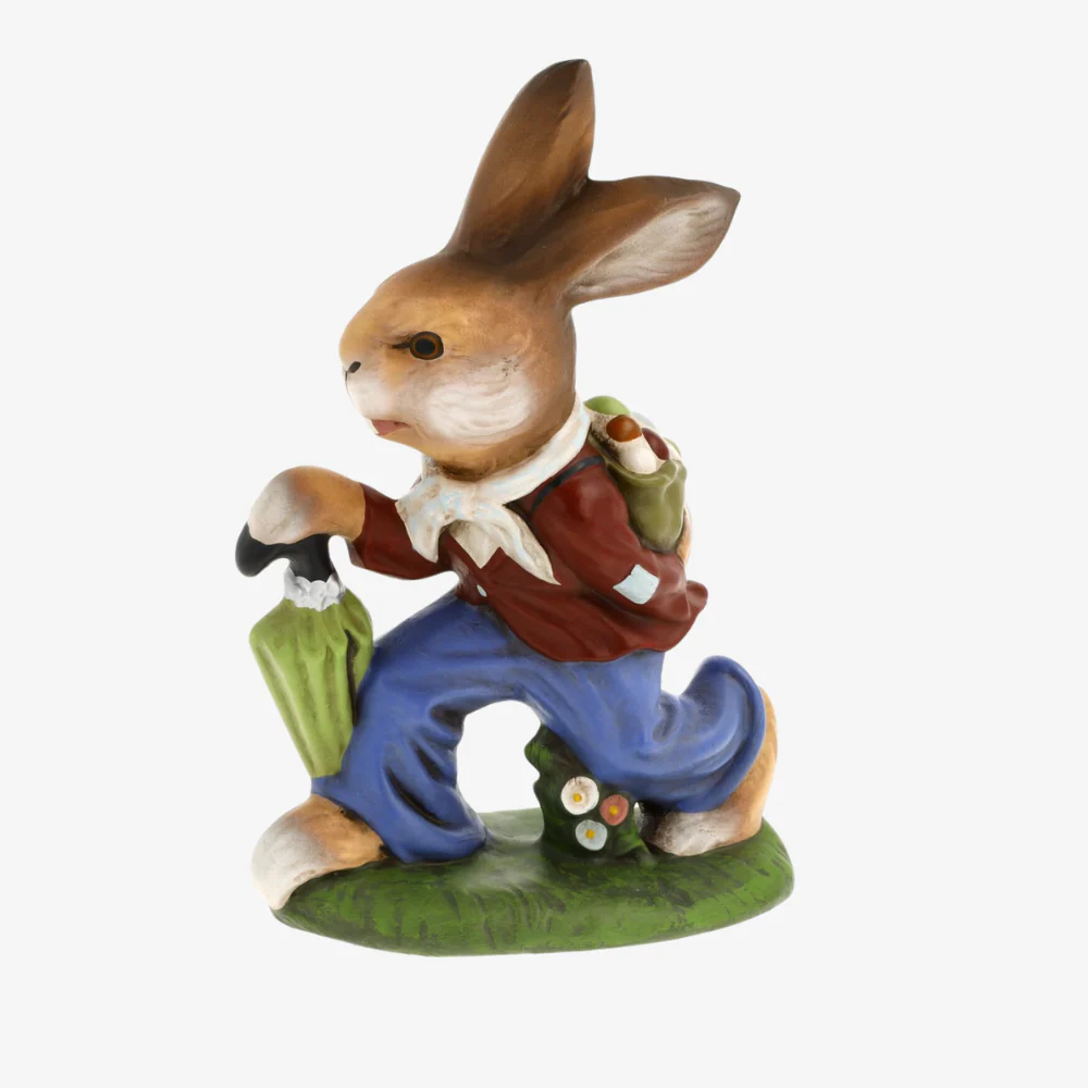 Easter Hare with Umbrella