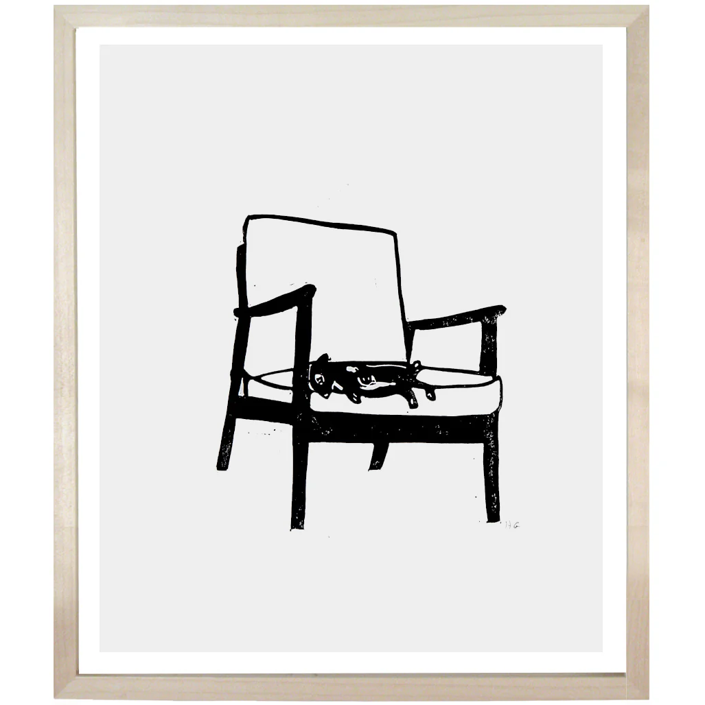 Dog on Chair