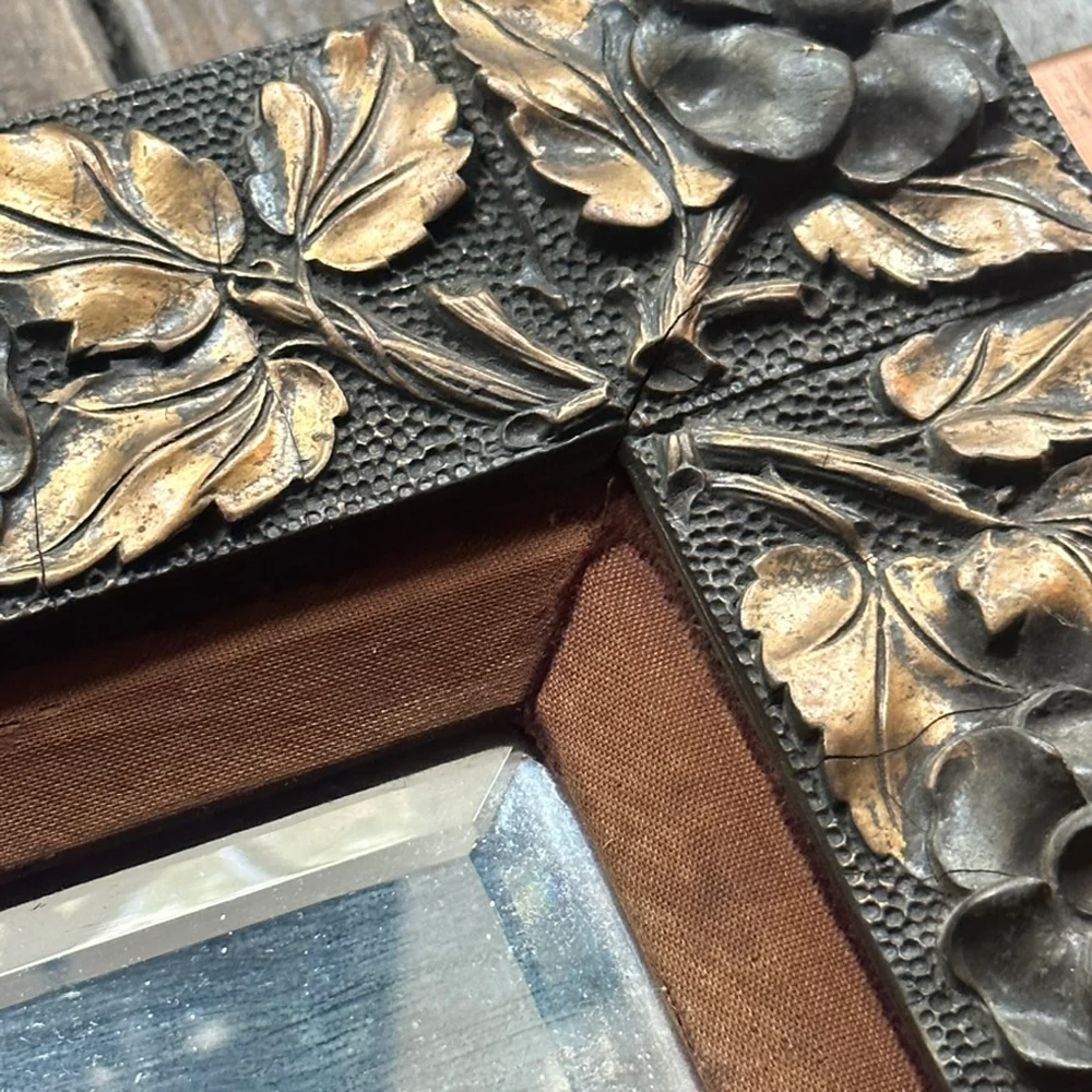 Early 20th Century American 17.5" H Arts & Crafts Mirror - Image 4