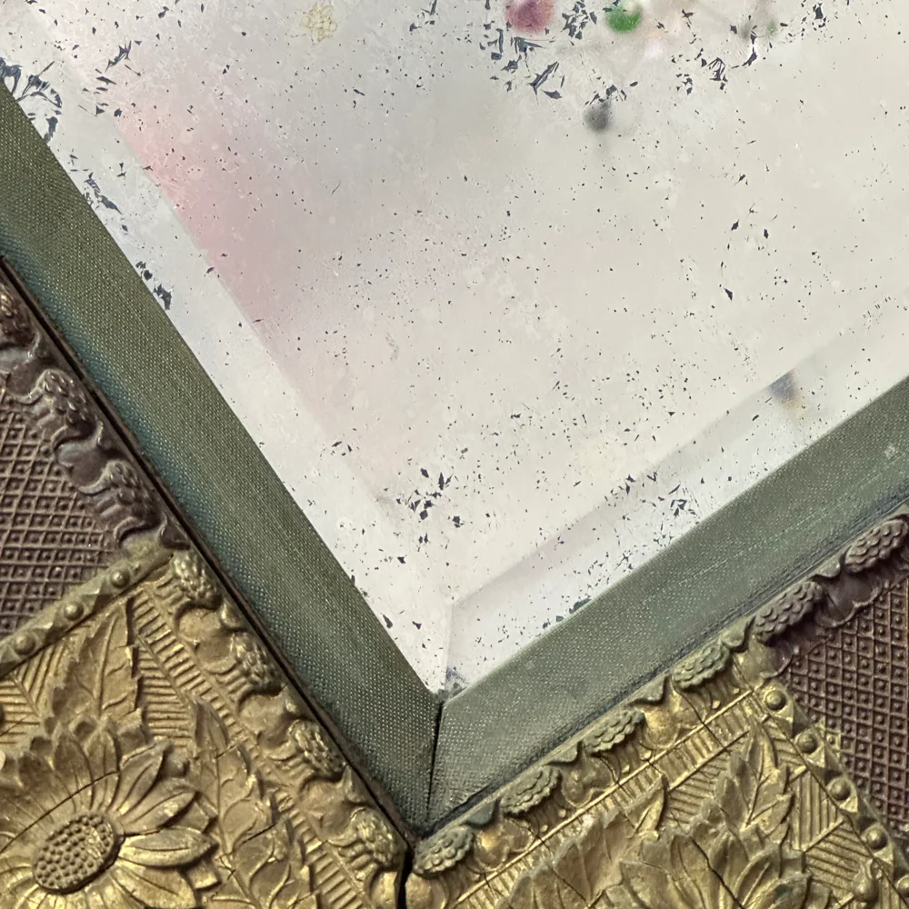 Early 20th Century American 21" H Arts & Crafts Mirror - Image 3