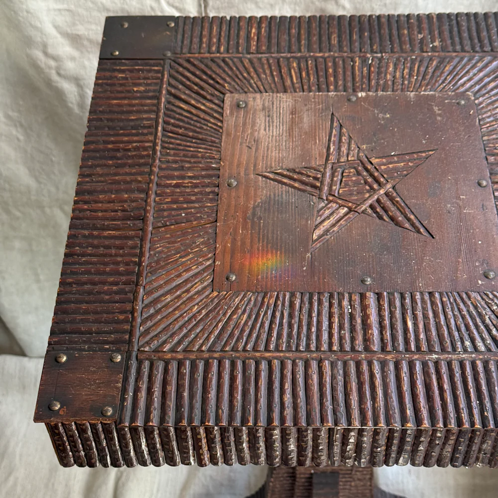 Early 20th-Century American Folk Art Table - Image 2