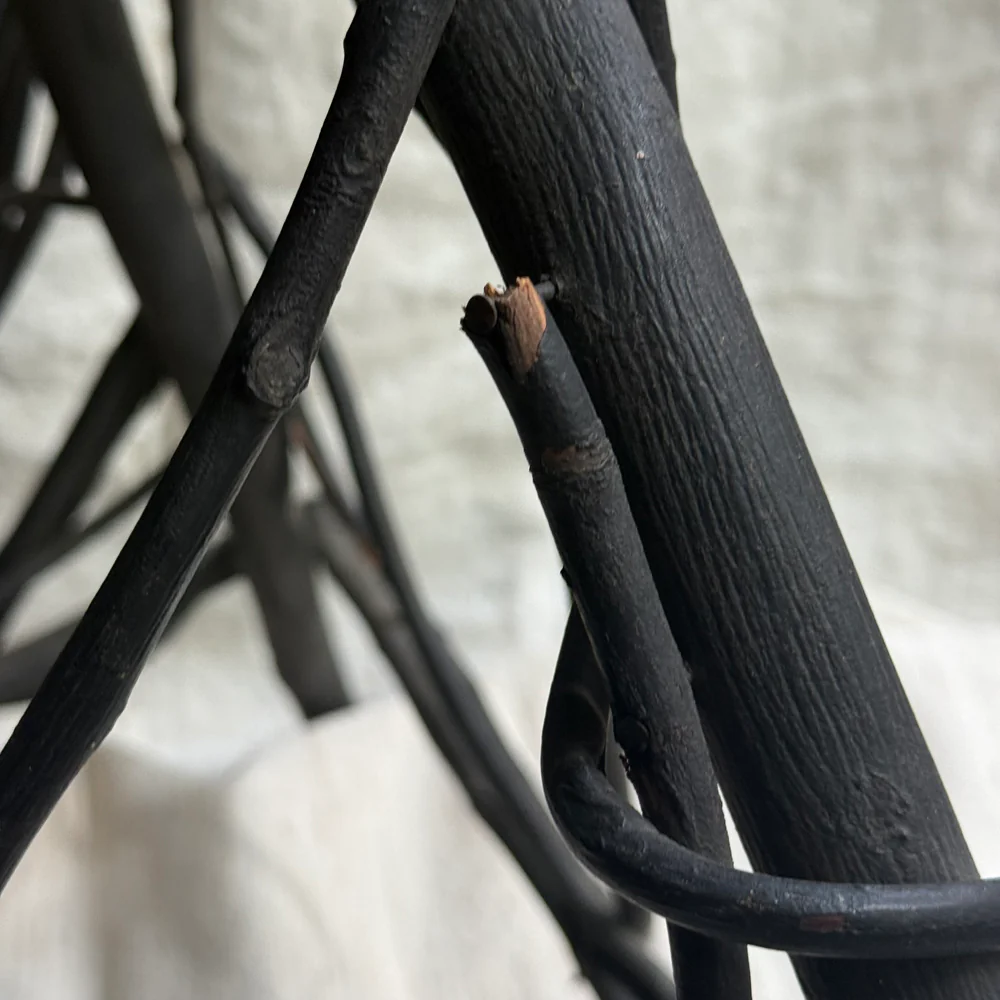 Early 20th-Century American Folk Art Heart-Shaped Twig Table - Image 10