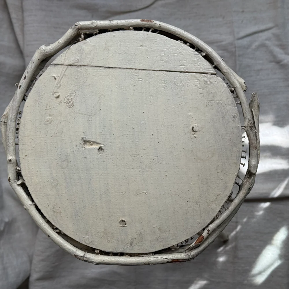 Early 20th-Century American Folk  Painted Twig Table - Image 10