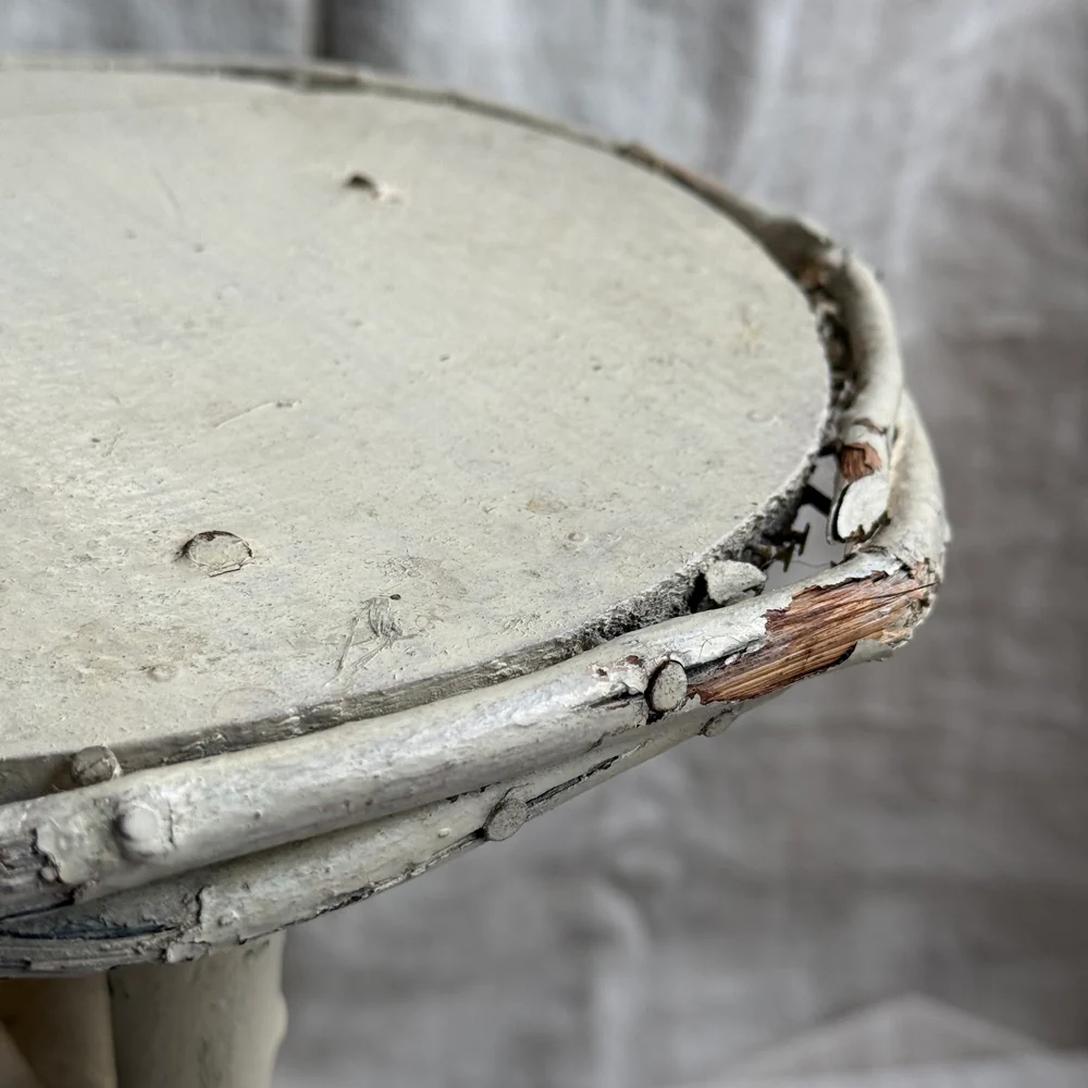 Early 20th-Century American Folk  Painted Twig Table - Image 4
