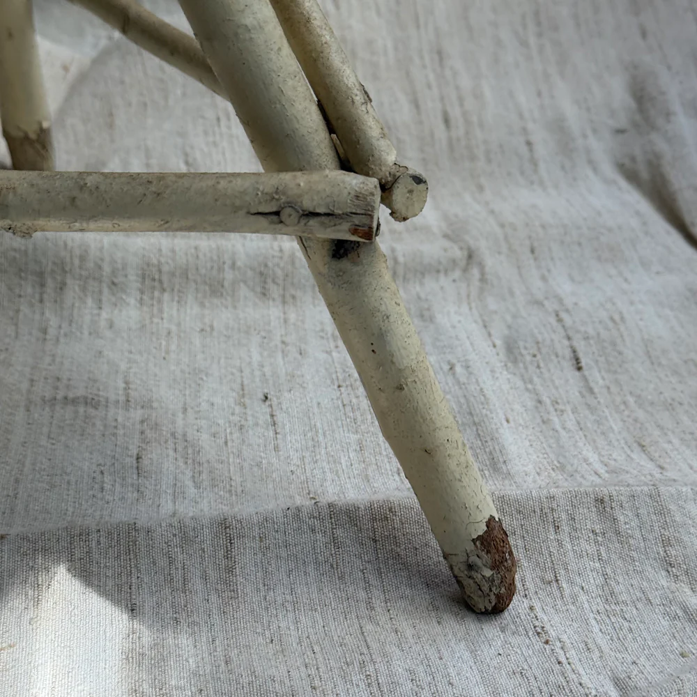 Early 20th-Century American Folk  Painted Twig Table - Image 6
