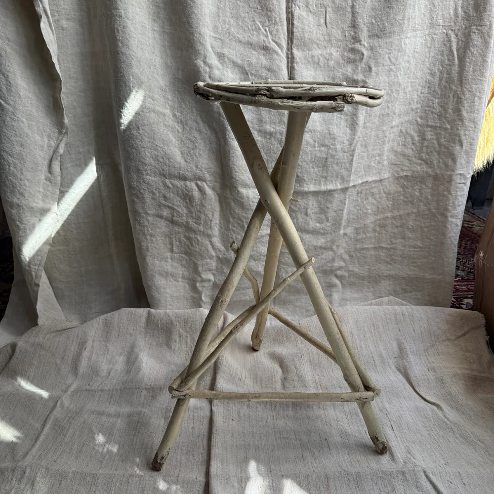 Early 20th-Century American Folk  Painted Twig Table - Image 7