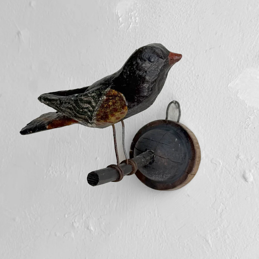 Early 20th-century Black Forest Carved Bird (BFB-02) - Image 2