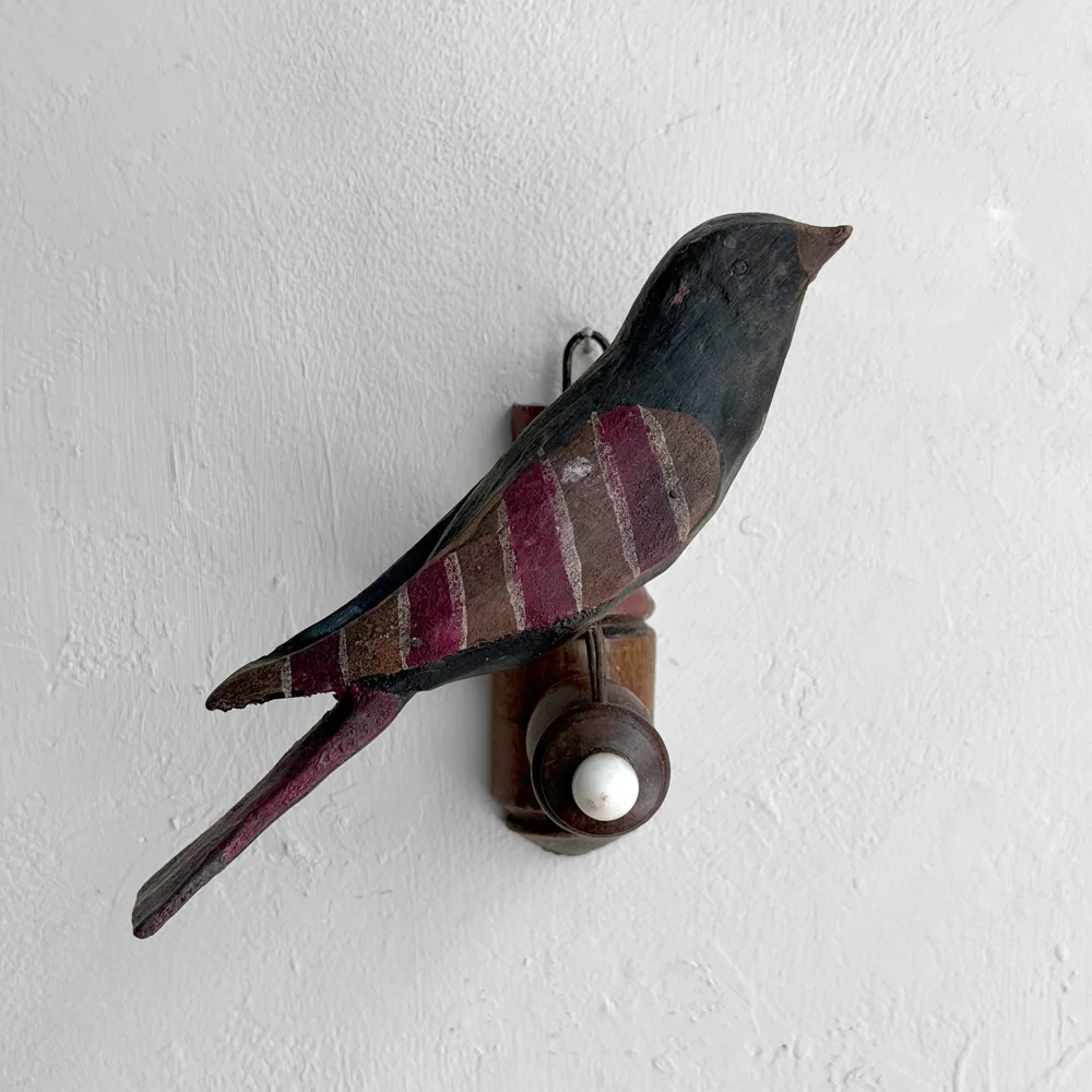 Early 20th-century Black Forest Carved Bird (BFB-17)