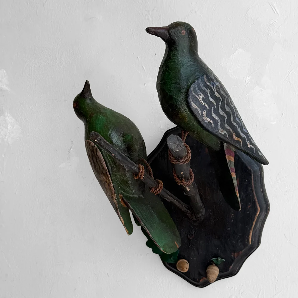 Early 20th-century Black Forest Carved Birds (BFB-16) - Image 2