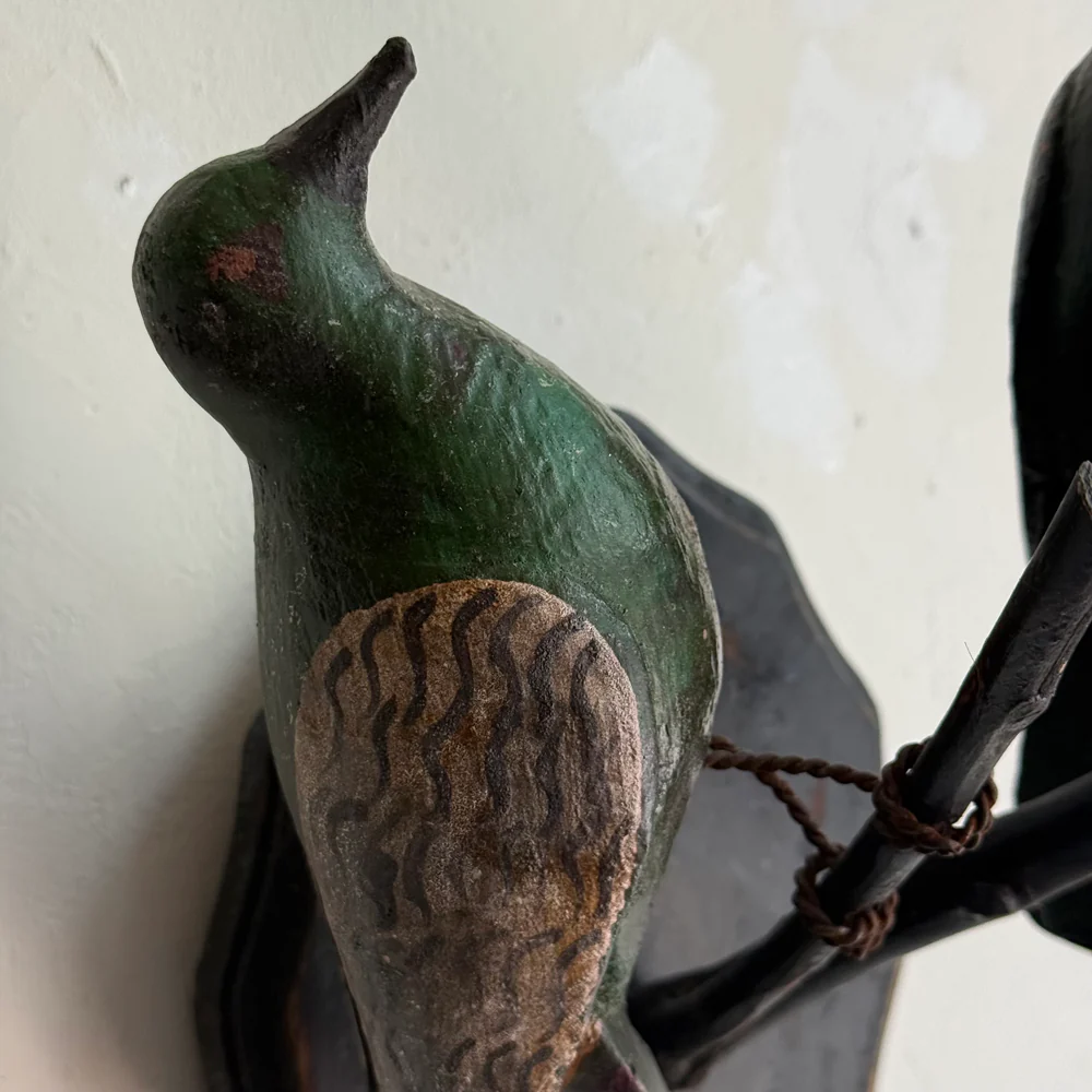 Early 20th-century Black Forest Carved Birds (BFB-16) - Image 4