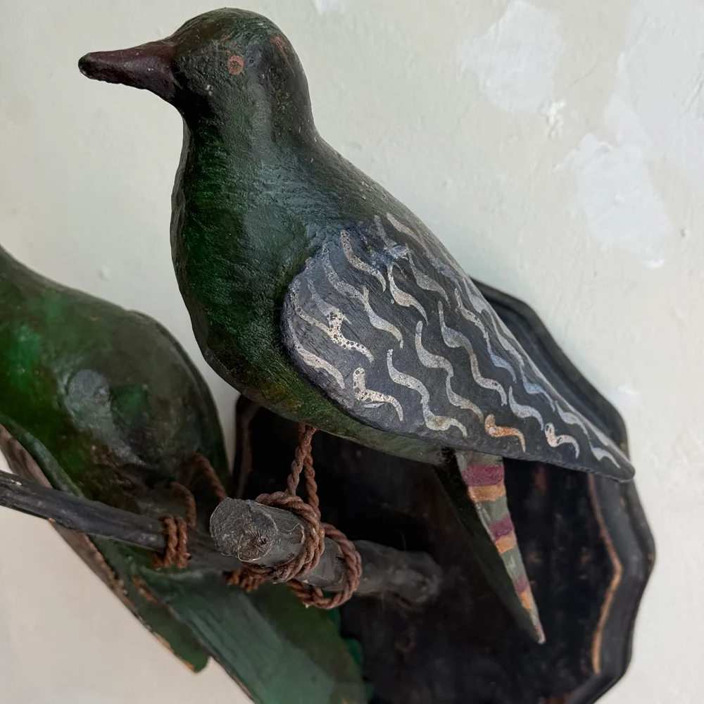 Early 20th-century Black Forest Carved Birds (BFB-16) - Image 5