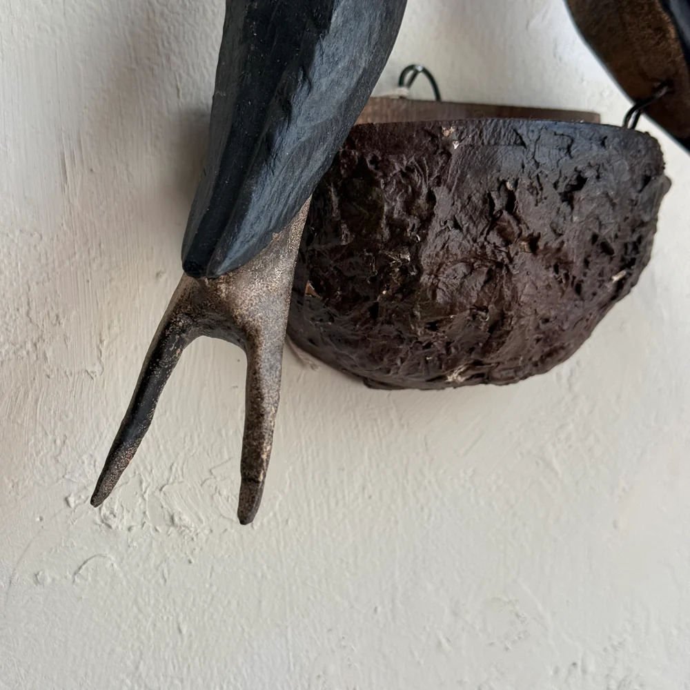 Early 20th-century Black Forest Carved Bird's Nest (BFB-11) - Image 3