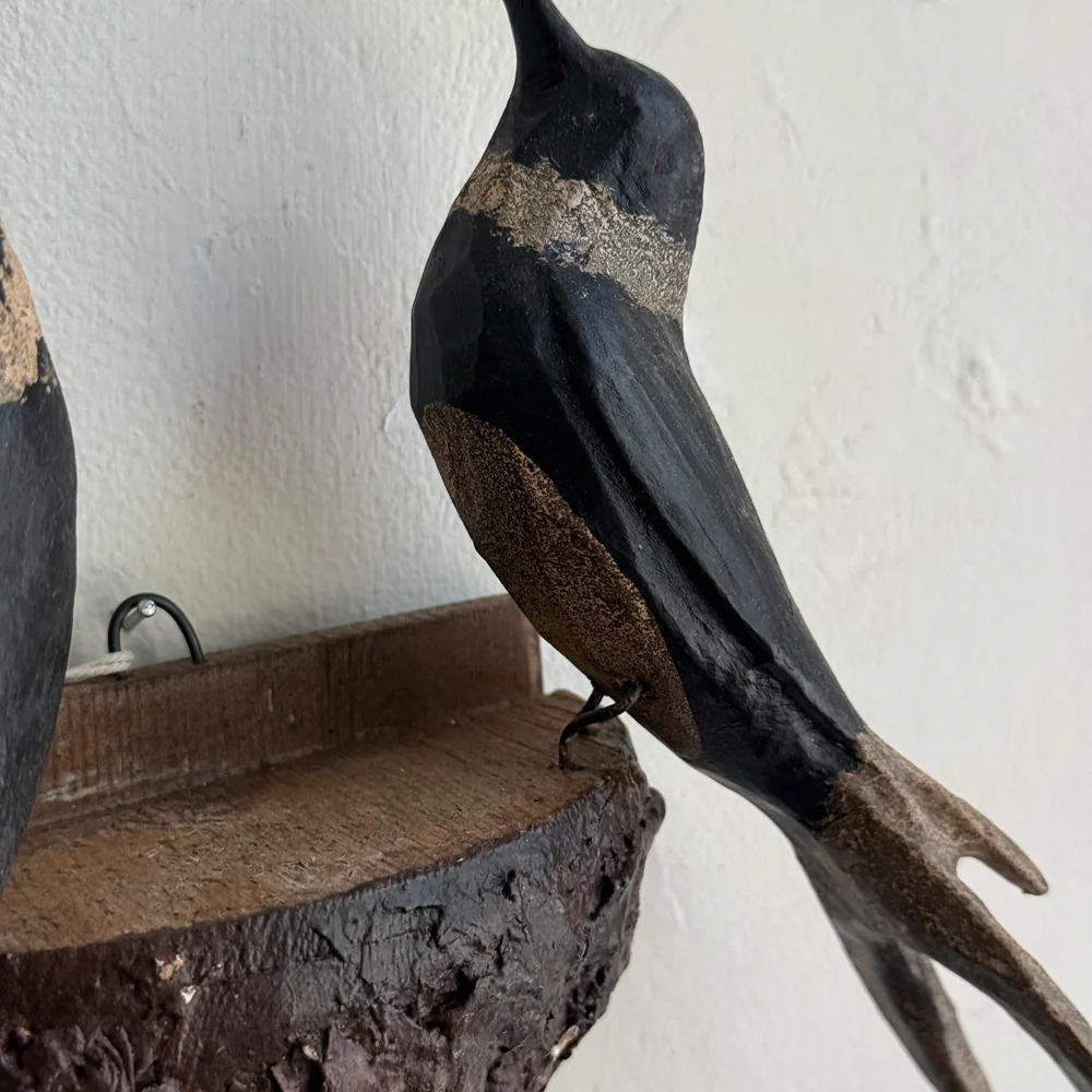 Early 20th-century Black Forest Carved Bird's Nest (BFB-11) - Image 4