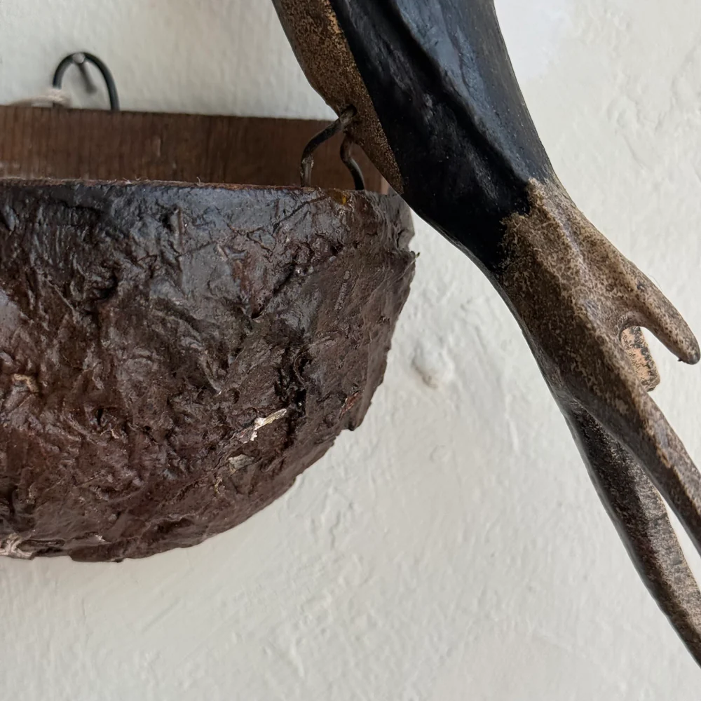 Early 20th-century Black Forest Carved Bird's Nest (BFB-11) - Image 6