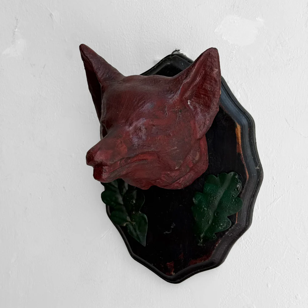 Early 20th-century Black Forest Carved Fox (BFF-01) - Image 2