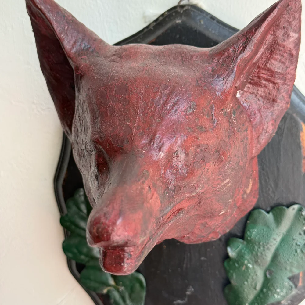 Early 20th-century Black Forest Carved Fox (BFF-01) - Image 5