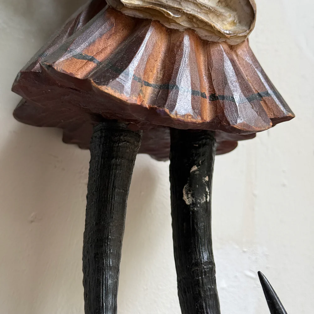 Early 20th-century Carved Alpine Hunter Decorative Coat Hook (#8) - Image 5