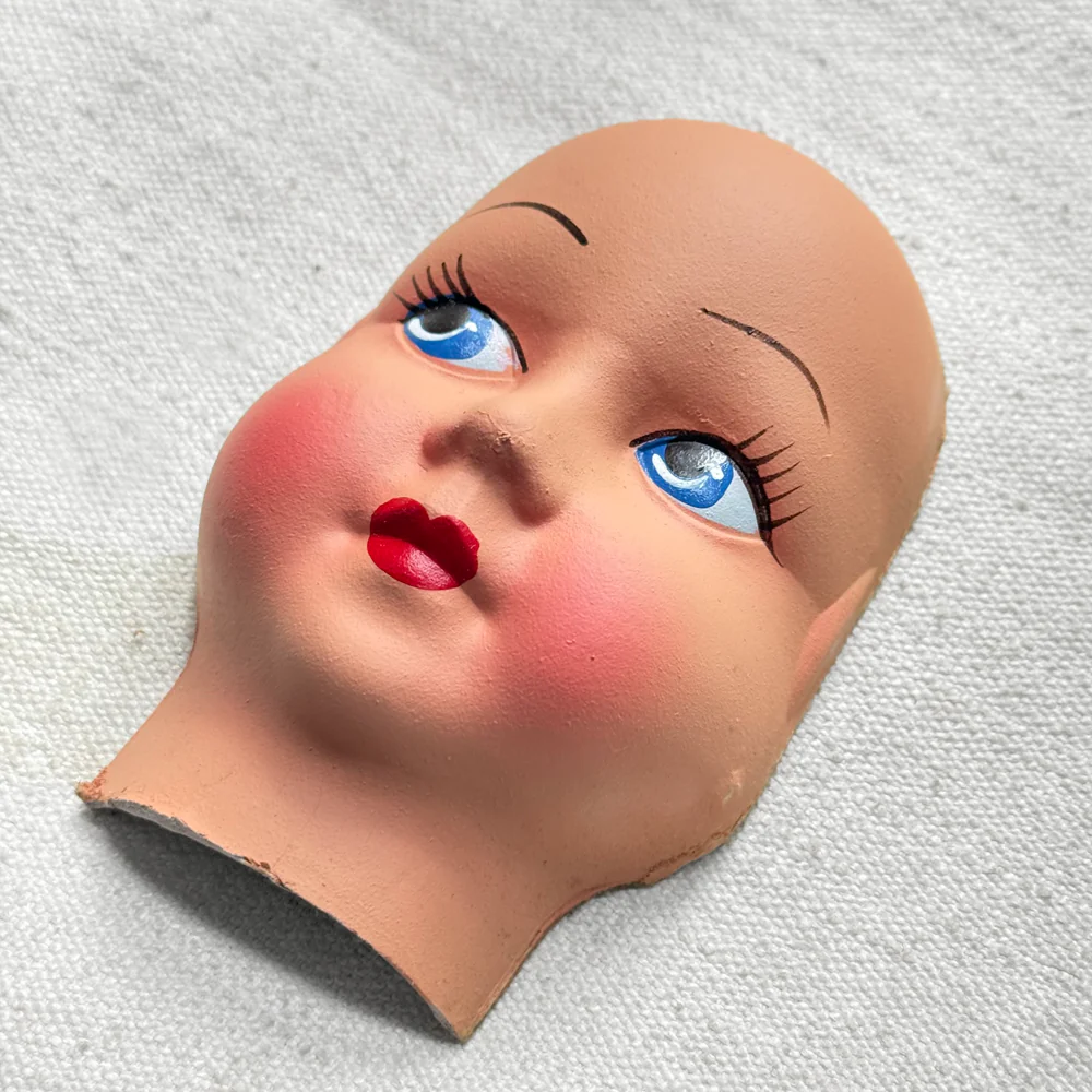 Early 20th-century German Doll Face - Image 2