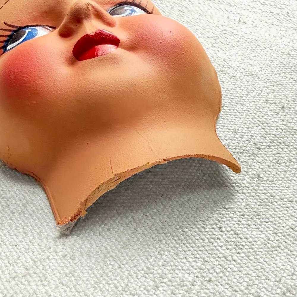 Early 20th-century German Doll Face - Image 4