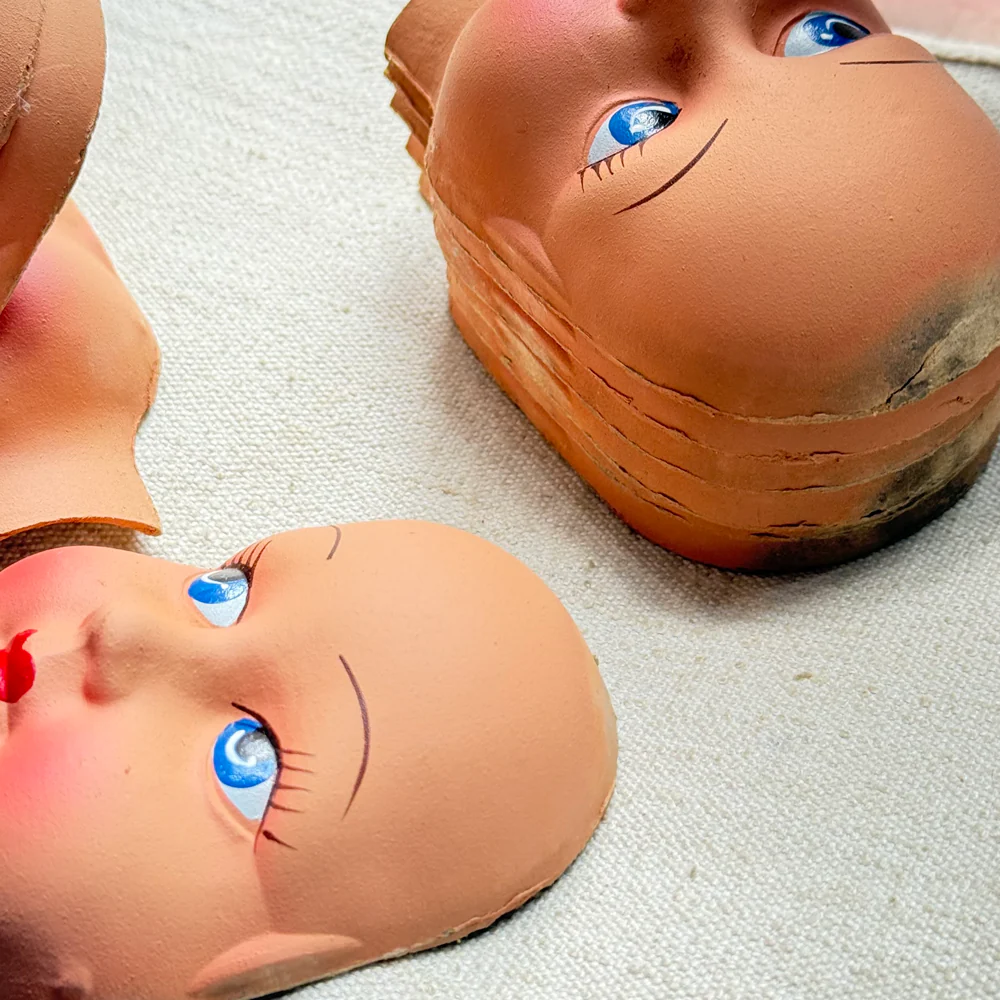 Early 20th-century German Doll Face - Image 5