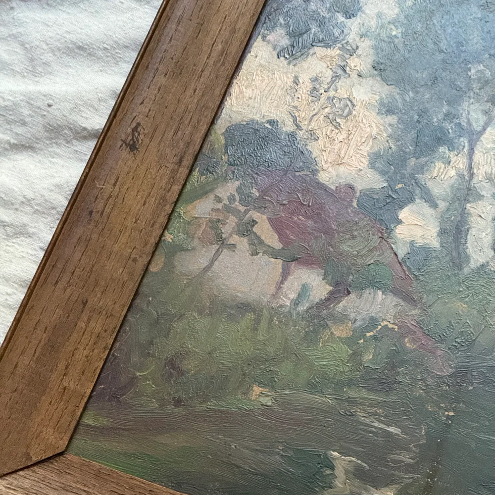 Early 20th-century Landscape Painting - Image 2