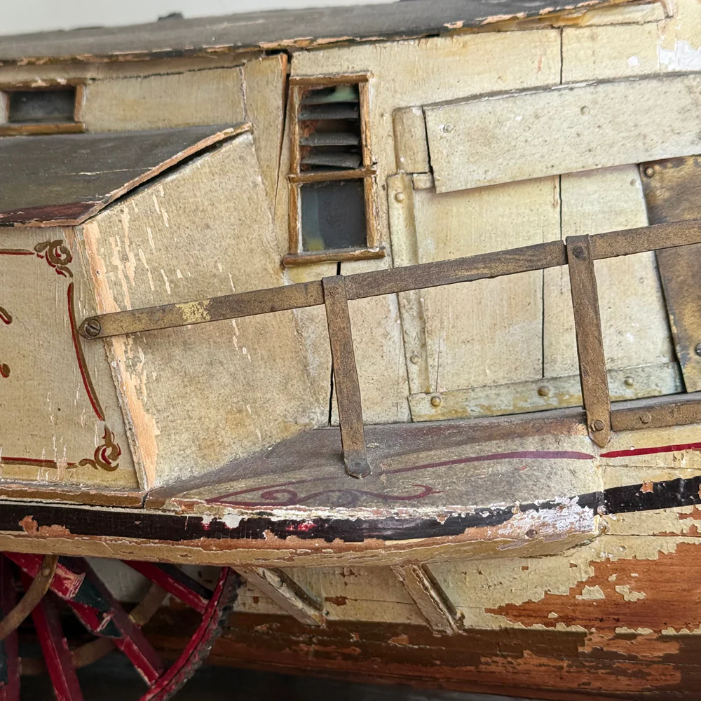 Early 20th-century Paddle Steamer Rescue Boat Model - Image 12