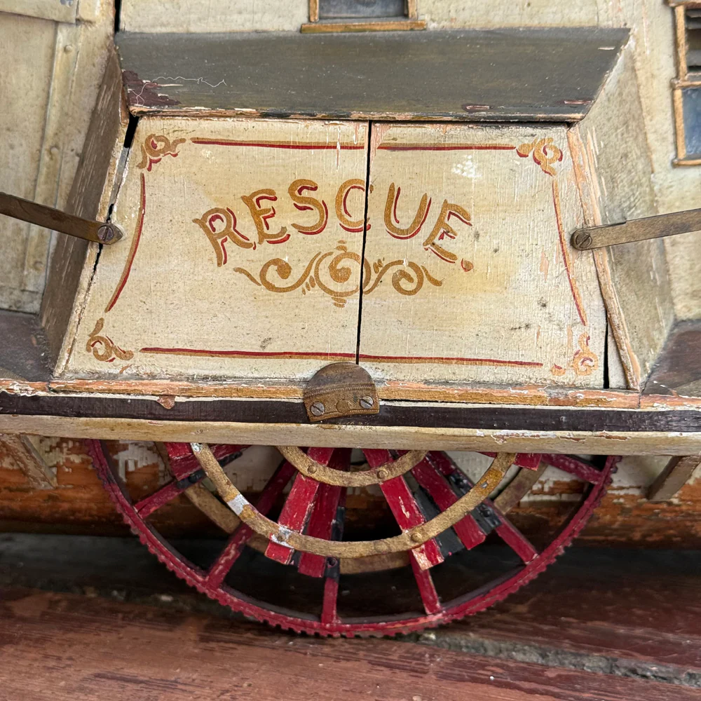 Early 20th-century Paddle Steamer Rescue Boat Model - Image 5