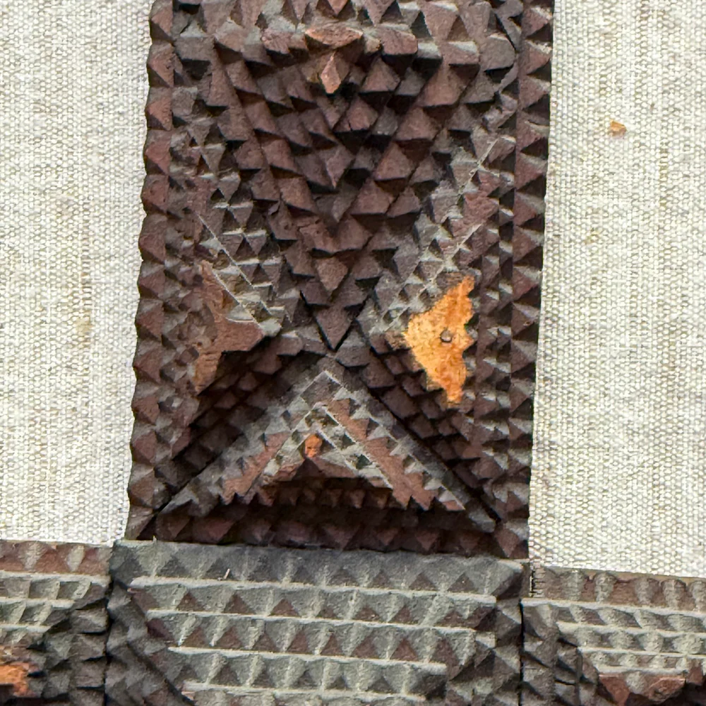 Early 20th-century Double Tramp Art Frame - Image 4