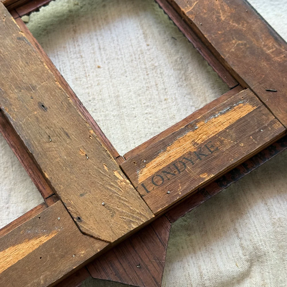 Early 20th-century Double Tramp Art Frame - Image 7