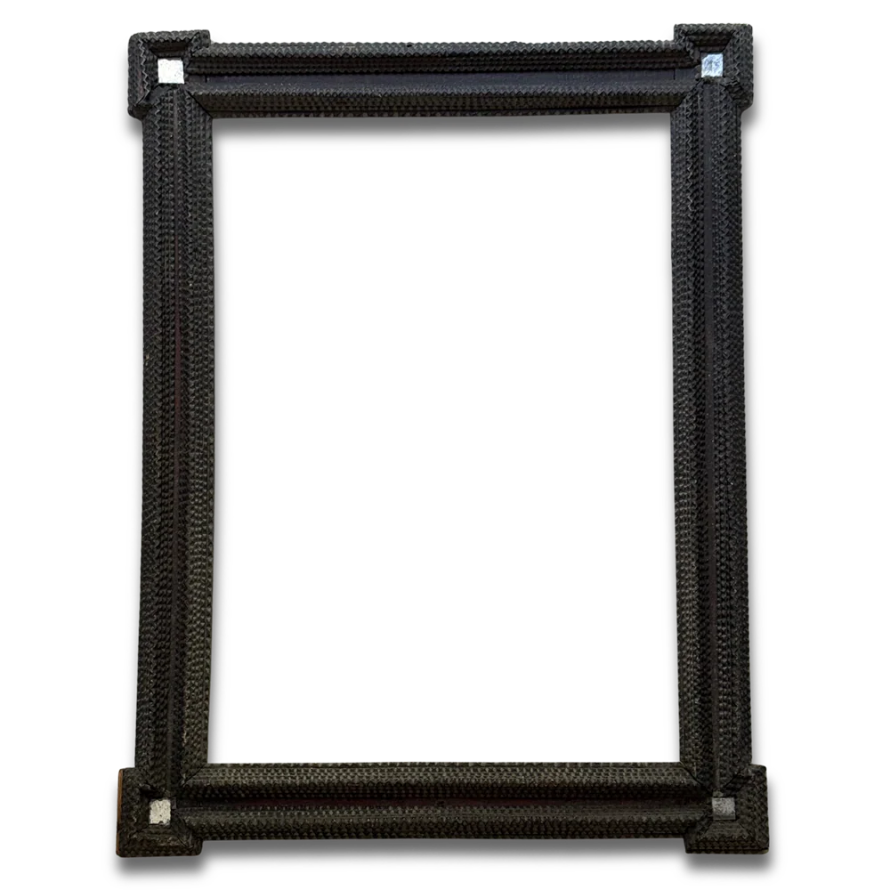 Early 20th-century French Tramp Art Frame