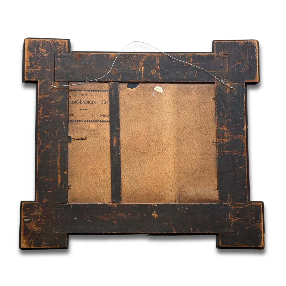Early 20th-century Tramp Art Mirror - Image 2